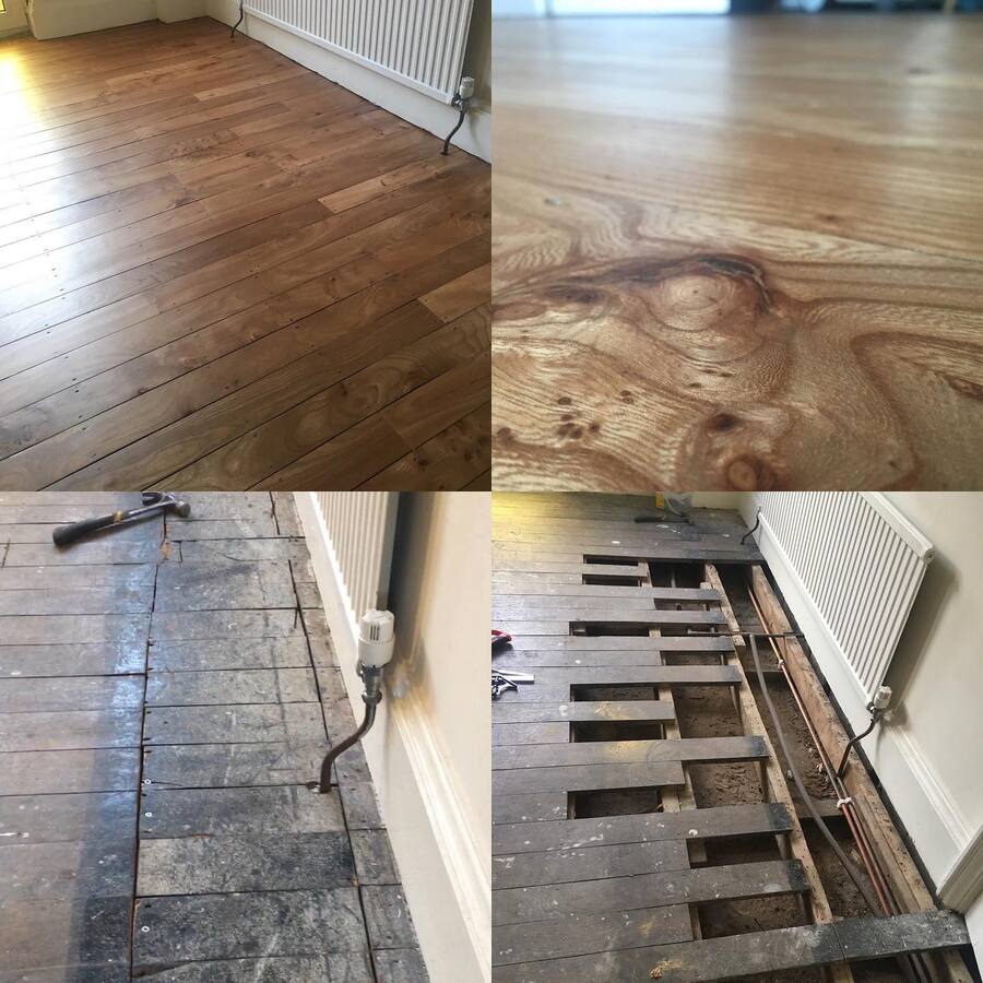 Renovated Elm Floor with Bona Mega Finish